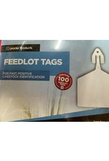 Leader TAG* LEADER FEEDLOT TAGS 100 - White FT8