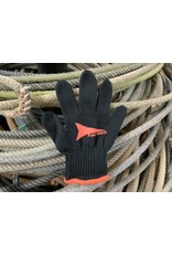 GLOVE* Kids Roping Fast Back , Blk/Orange