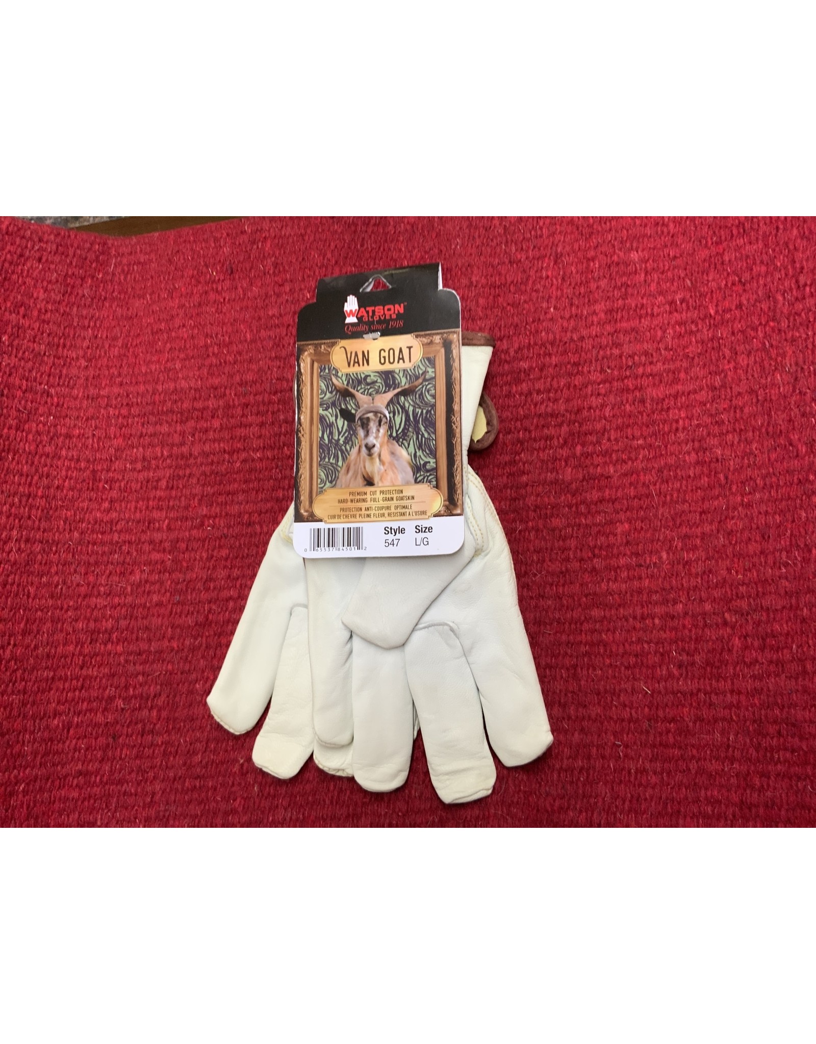 Watson Gloves Gloves*Van Goat (goat skin) Fencing Gloves w/Kevlar liner - L 547