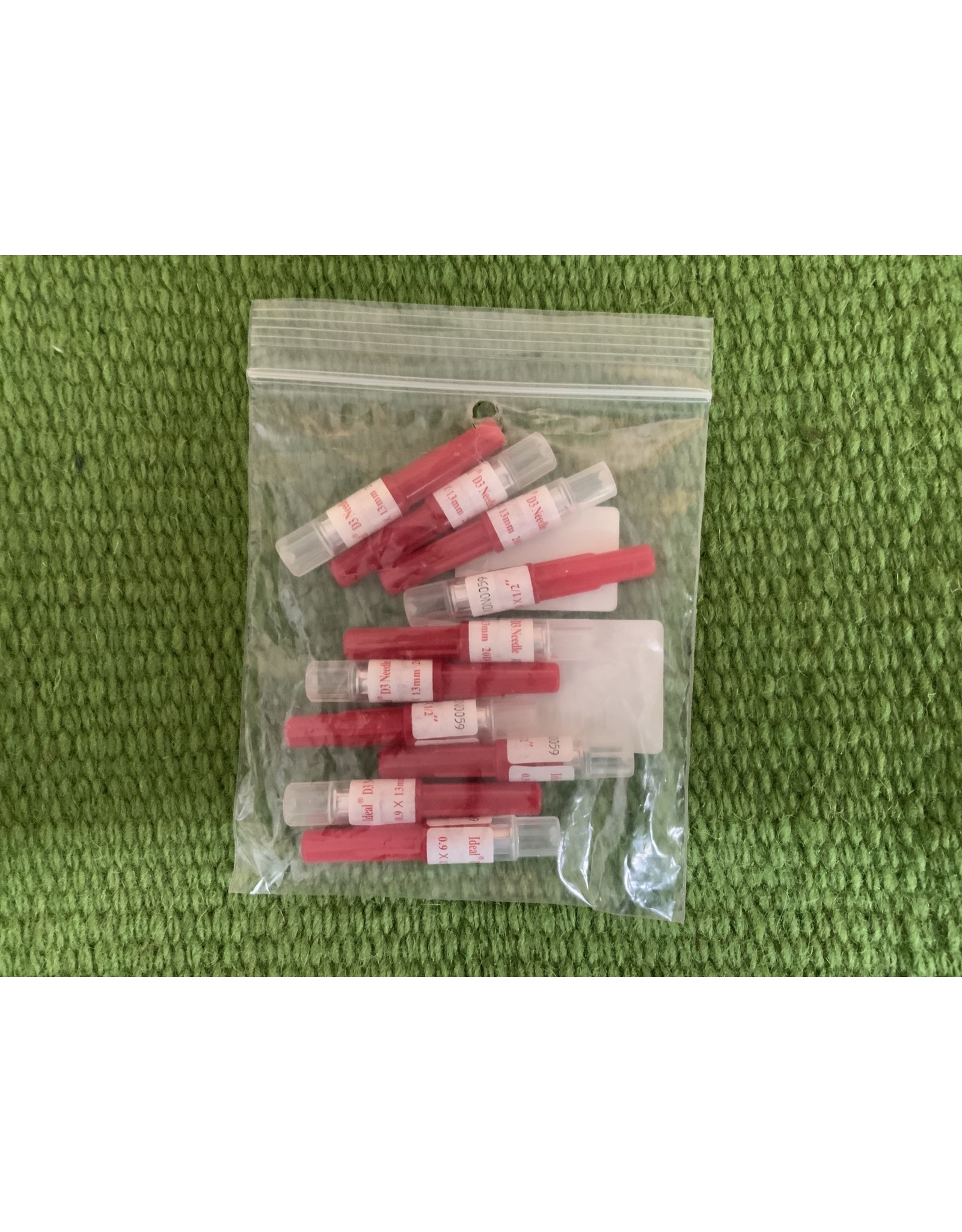 NEEDLES* Ideal D3 Alum 20x 1/2 10Pk - 034-238 -  Detectible