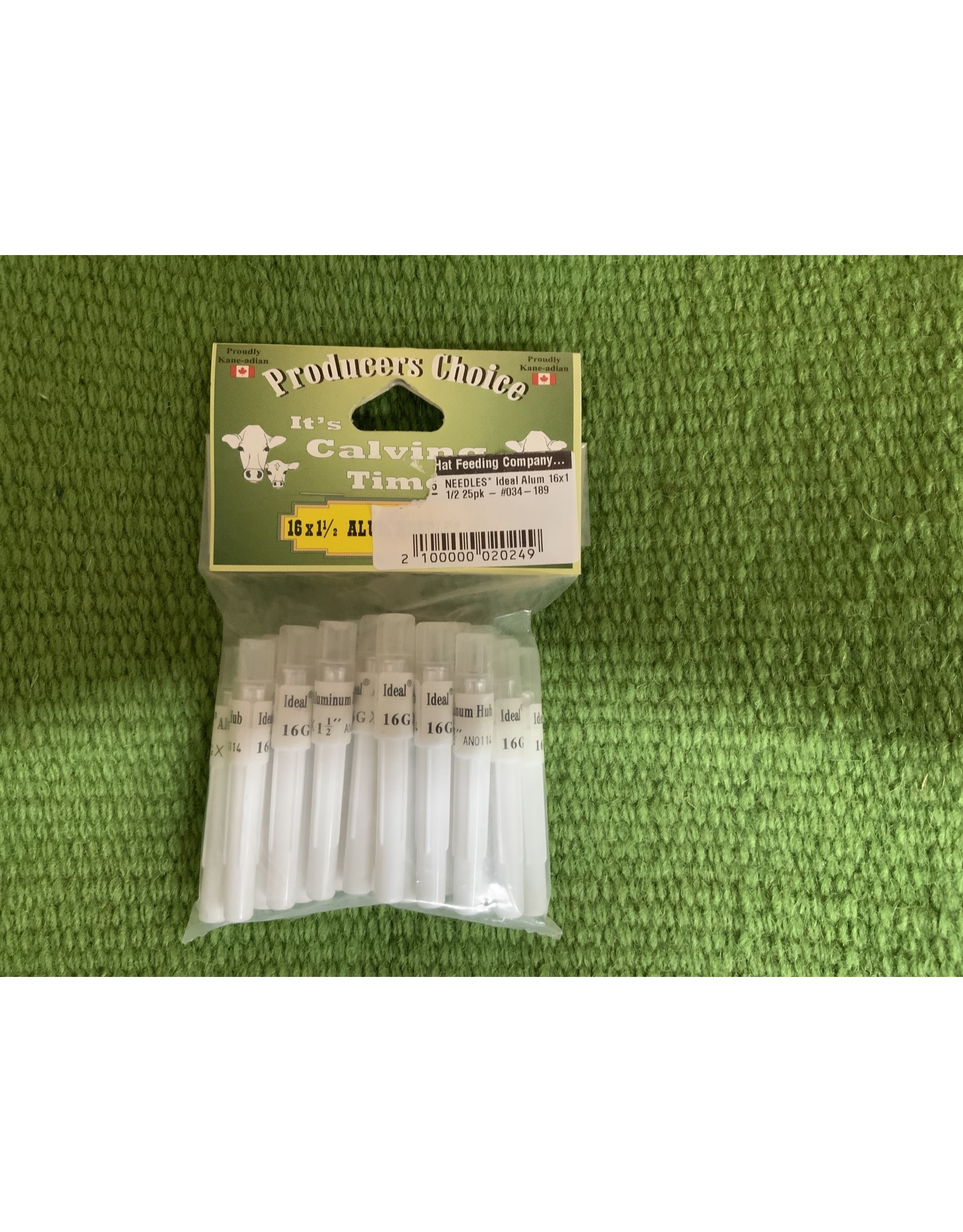 NEEDLES* Ideal Alum 16x1 1/2 25pk - #034-189