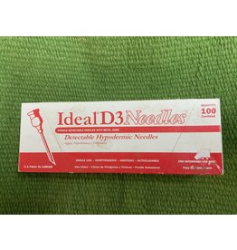 BOX NEEDLES* Ideal D3 Needle 16x1 1/2 100pk - 034-223