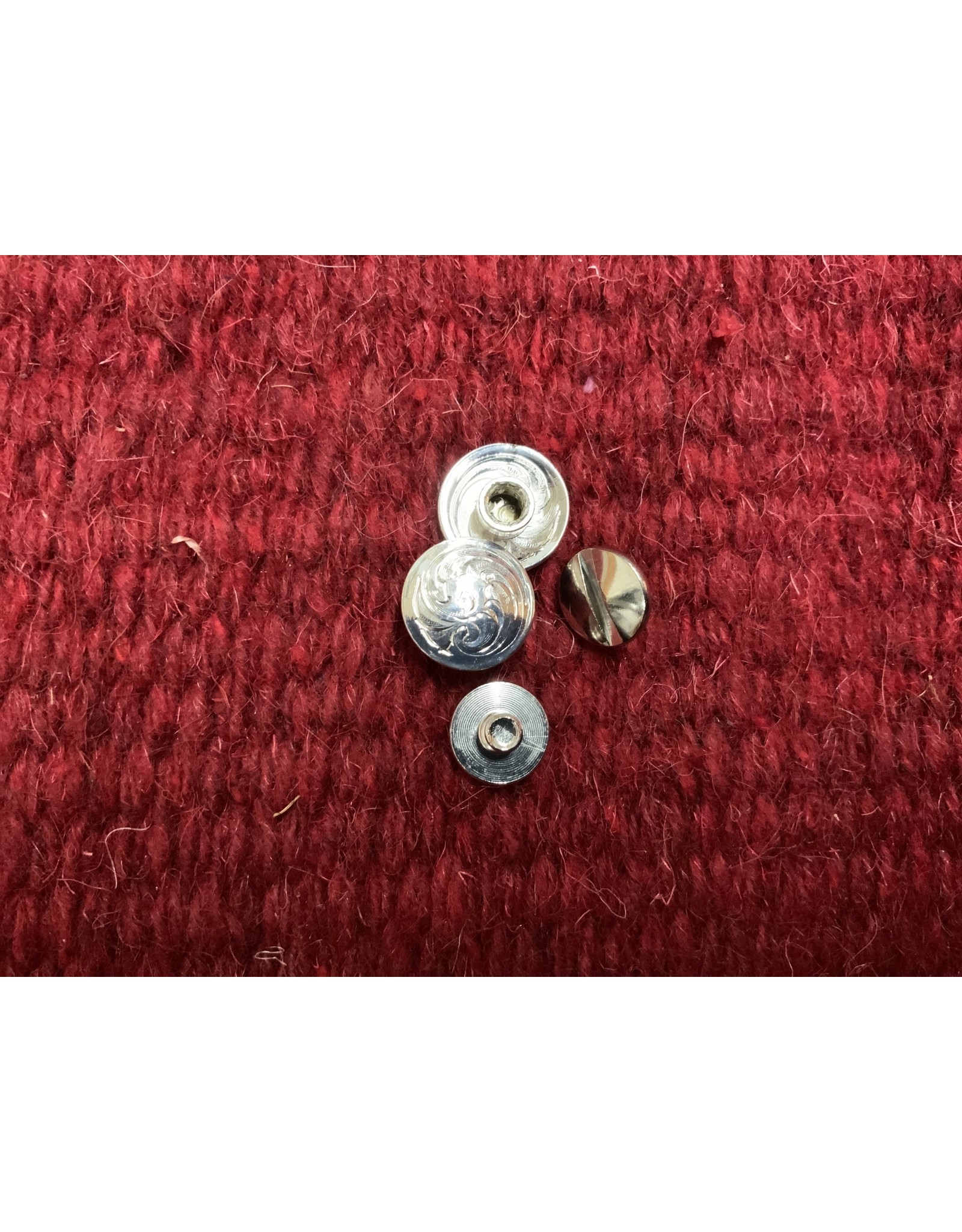 SNAP*Concho Chicago Screw 1/2" Clear Edge OC190X-CH