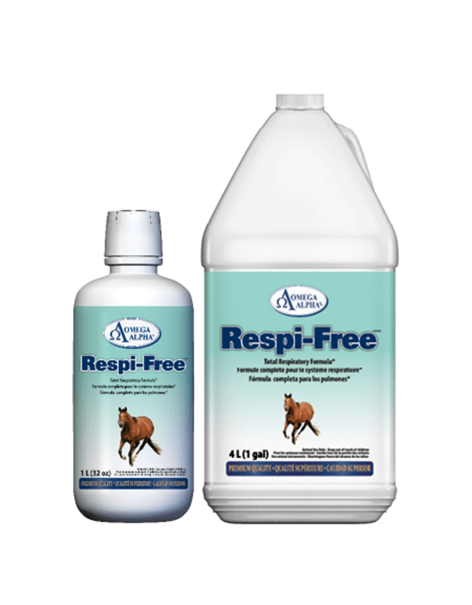 Omega Alpha Respi-Free 1L Equine - 254152