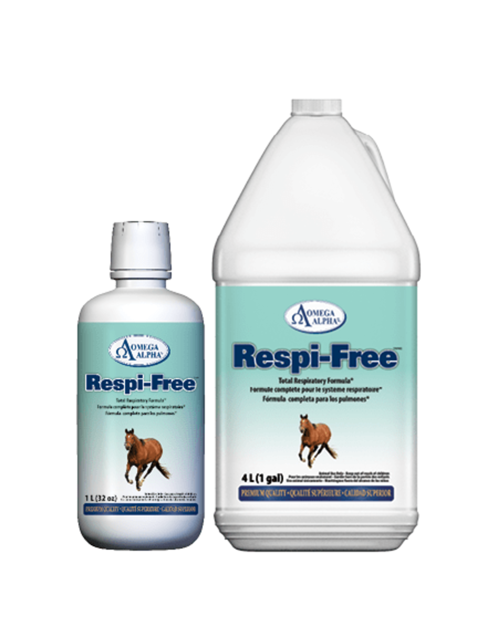 Omega Alpha Respi-Free 1L Equine