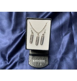 Montana Silversmith Necklace/ Earring Set- A Bit Of Shimmer CZ JS4594CZ - Montana Silversmiths
