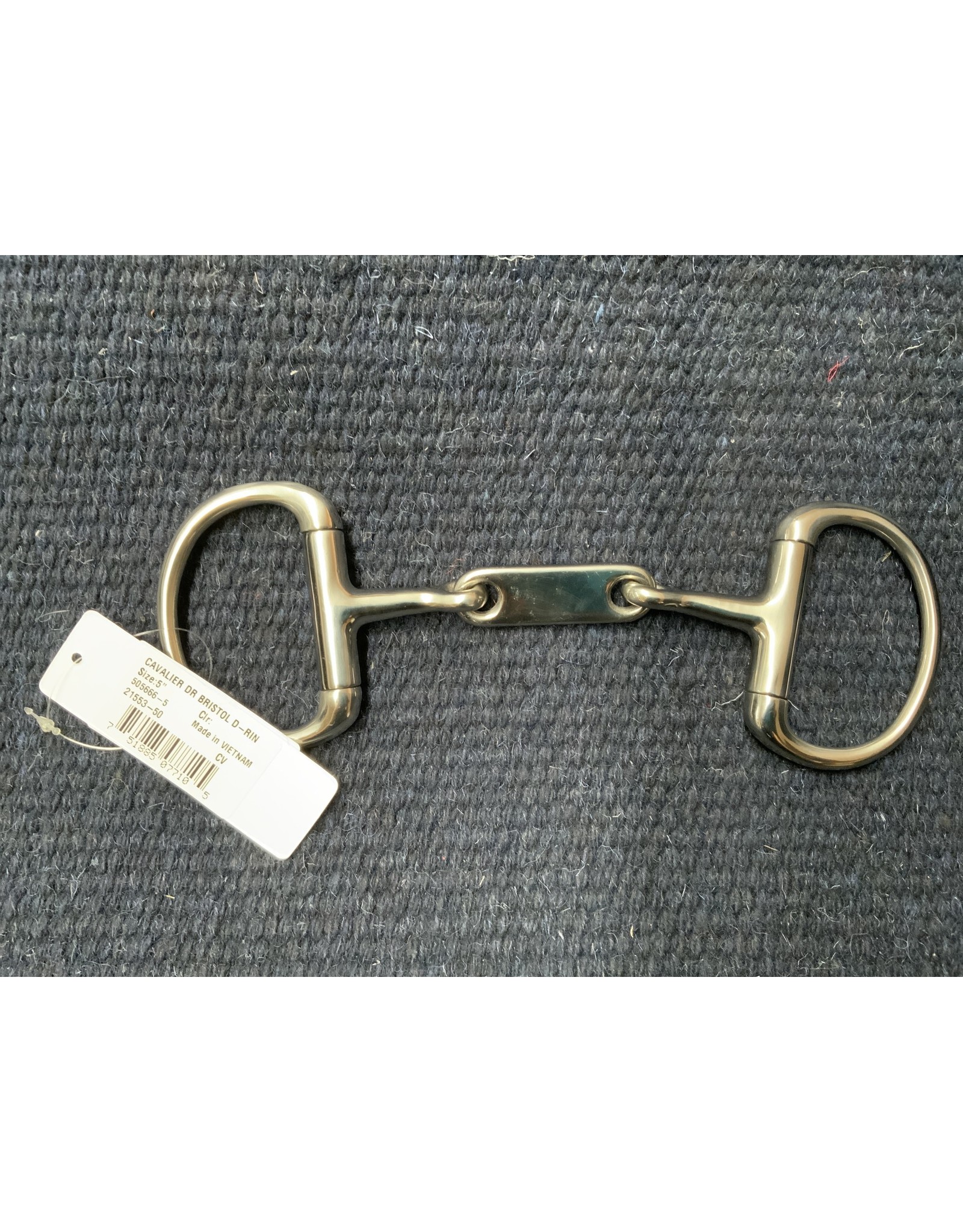 Cavalier Dr Bristol D ring Bit -  5" - moderate to strong