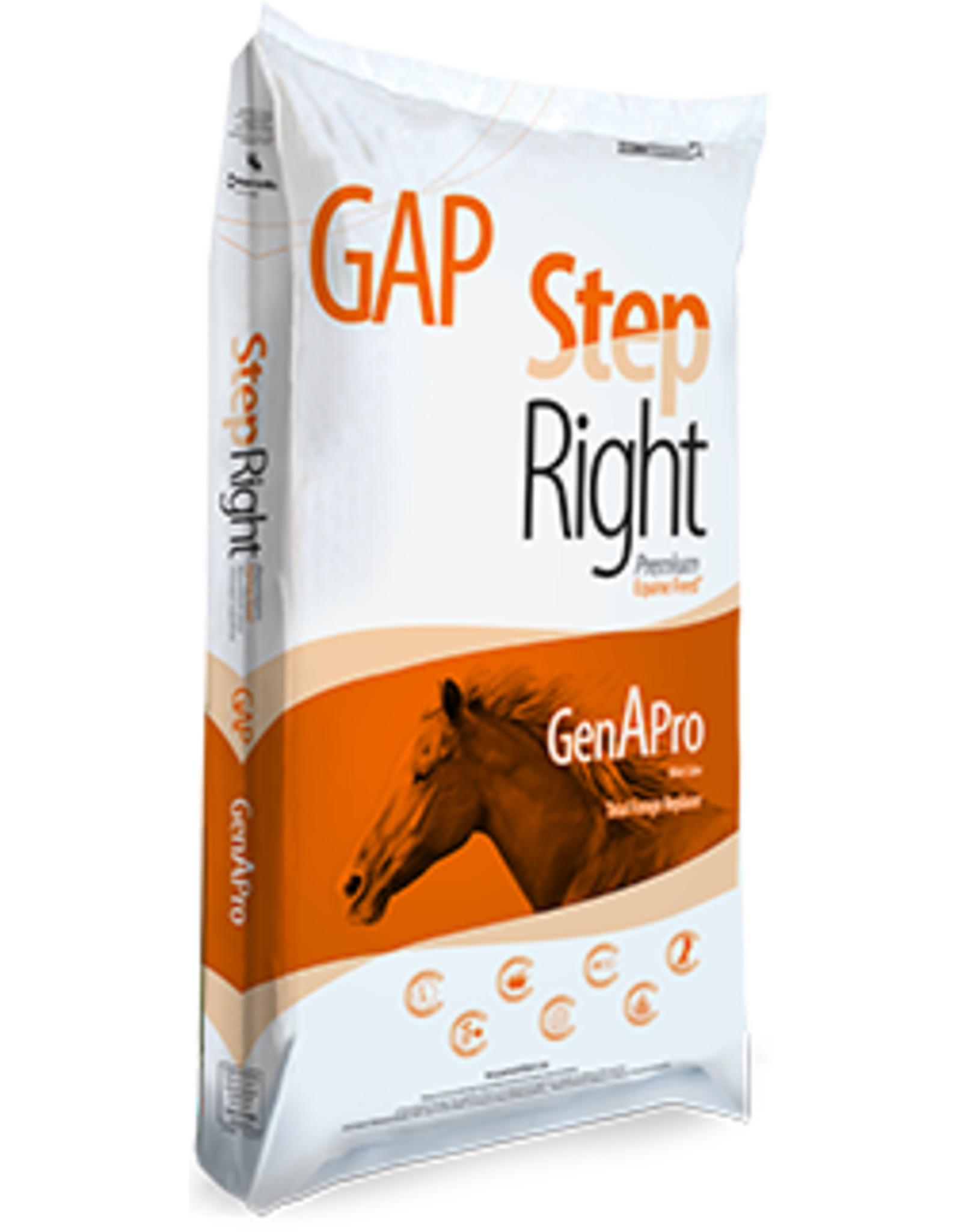 Step Right STEP RIGHT - GENAPRO - COMPLETE  FEED -  Mini Cube 20KG  - NSC < 10%, CP 15.5%, Fat 3.5%, Fiber 21% - Total or Partial Hay Replacer -  13457425