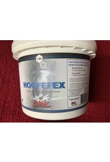 Hoofefex 1kg - 80800 INGREDIENTS: Biotin, Methionine, Lysine, Zinc, Copper, Manganese, MSM, Kelp and Brewer’s Yeast in a base of nutritional canola, flax, oat hulls and alfalfa. For hoof growth and health.