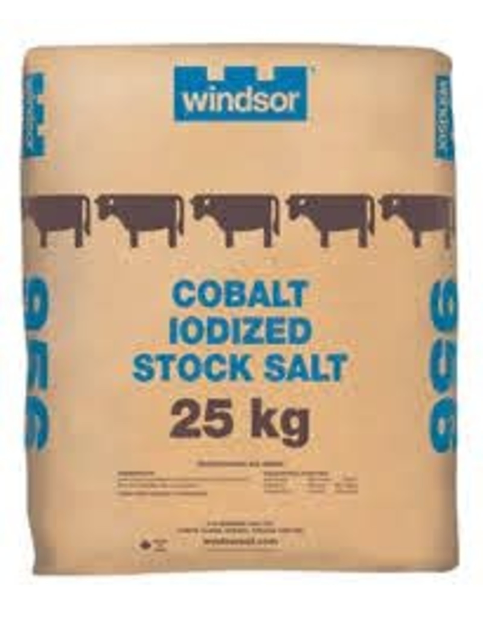 Windsor SALT - Cobalt Stock Salt 25kg - Loose Salt - Bagged - 10087442