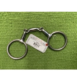 Pro Choice Three Piece O-Ring Snaffle Bit 5 1/4"Mouth, 2.5"Rings Item # PCB-97A - Mild