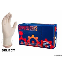 Latex Gloves - Large  (Gloveworks) 971-018