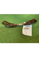 Curb Strap - HL Rounded Leather Curb Strap / Braided Raw Hide 172449-56