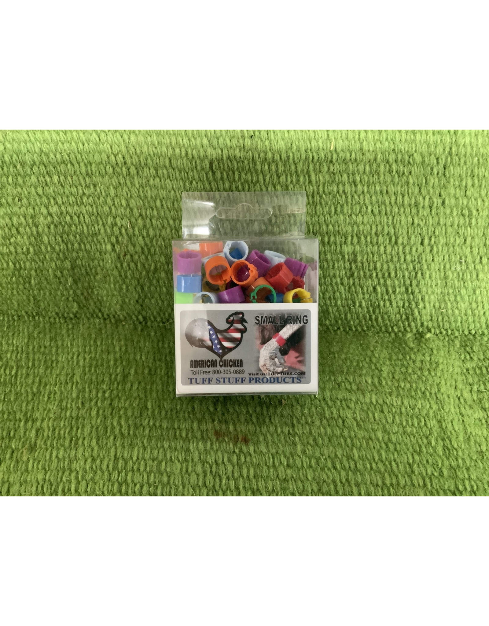 poultry leg band- assorted colors- 100 pack Small 027430