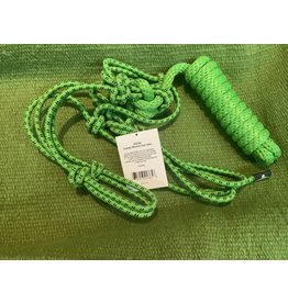 Economy Mountain Rope Halter w/Lead - LIME GREEN/BLACK - 292984-33