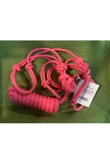 Economy Mountain Rope Halter w/Lead - HOT PINK - 292984-37