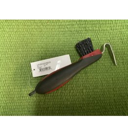 Softgrip Hoofpick/Brush - Red #374424-01