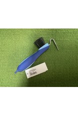 Softgrip Hoofpick/Brush - Blue  #374424-40