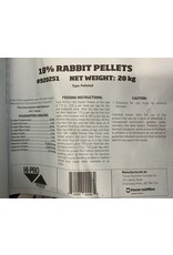 18% Rabbit Pellets- 20Kg  (C-CAN)