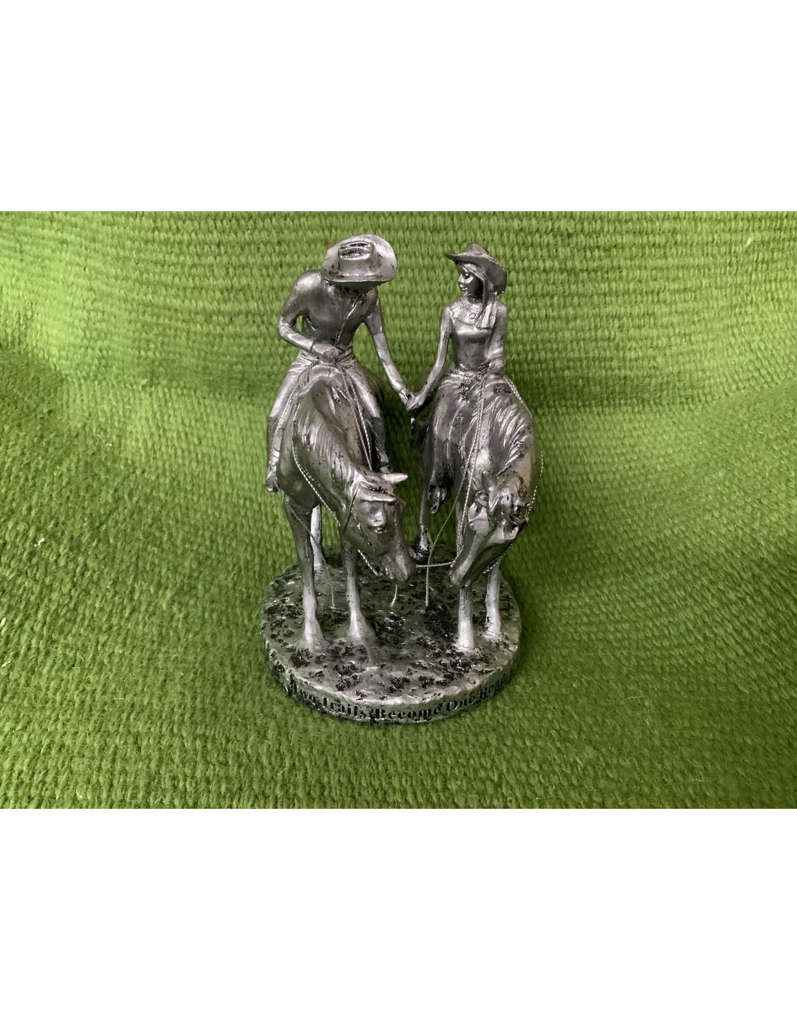 Montana Silversmith Cake topper- two trails become one road- 2trailsbecome