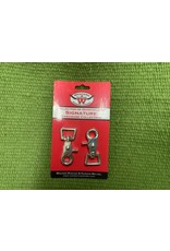 SNAP* Chrome Plated Trigger Snap 3/4' - Square Eye - 579523 (2 pack)
