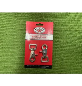 SNAP* Chrome Plated Trigger Snap 3/4' - Square Eye - 579523 (2 pack)