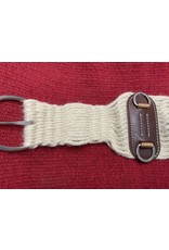 CIN* 100%  Mohair Roper Cinch - 28'' #35-2431-28 (mid cinch with leather under and one leather cinch holder basic hardware)