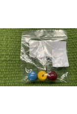 Allflex Syringe Replacement Knobs  - MR2 Knob Pack  Yellow, Blue, Red, 3 Pack - 044-846