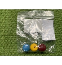 MR2 Knob Pack (colored pack for syringes - replacement knobs) Yellow, Blue, Red, 3 Pack 044-846