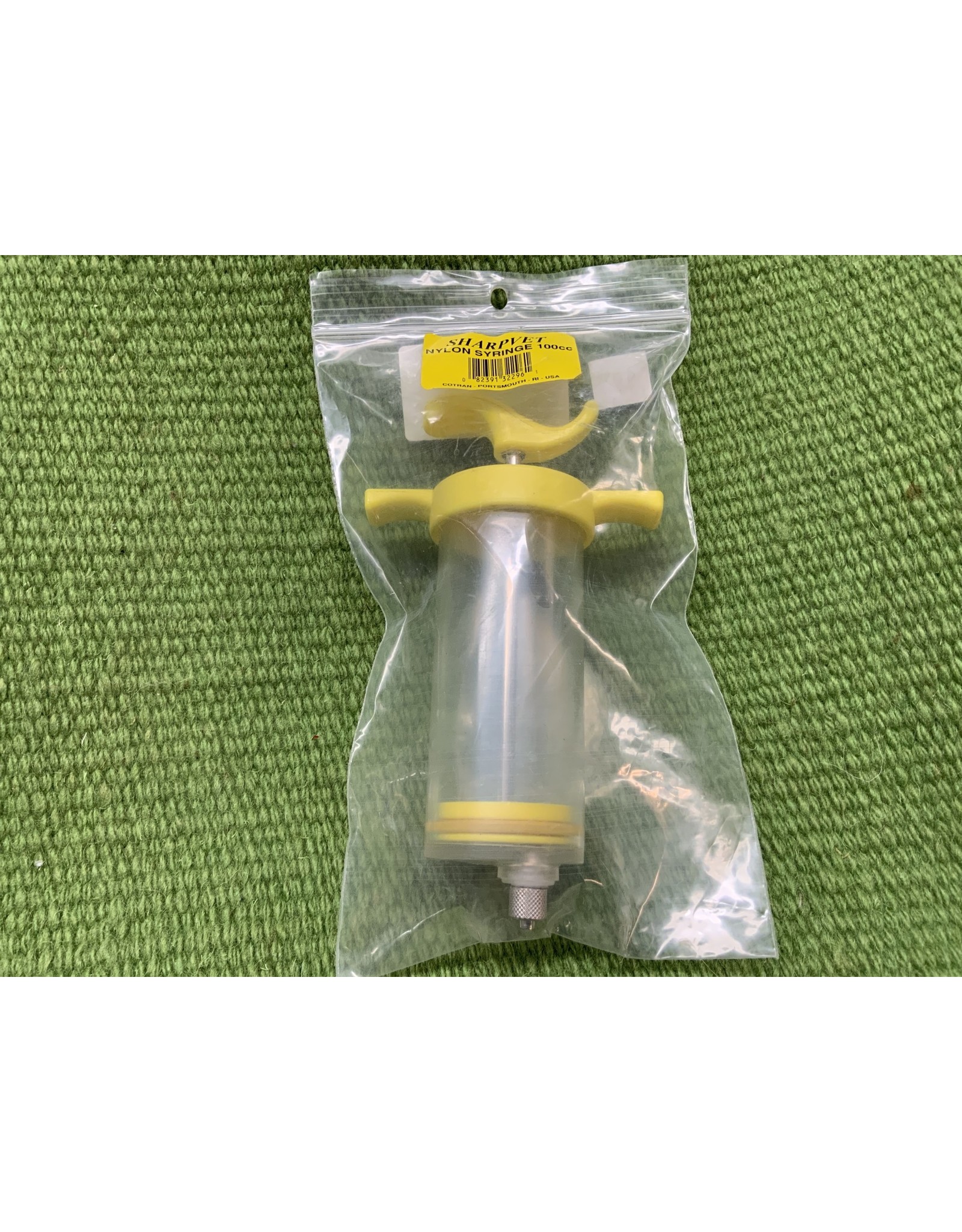 Sharpvet Luer Lock Nylon Syringe w/ dosing nut up to 100ml - 102119 *Special Order*