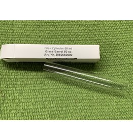 Syringe* Glass  Replacement Barrel for HSW Roux- Revolver 50ml 376-204