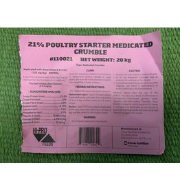 POULTRY - 21% MEDICATED CHICK STARTER 20KG - 12486755