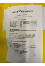 Duck & Goose Grower 18%- Pellets 20kg P401000B  (C-CAN) - Country Junction