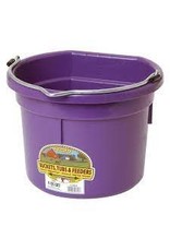 Pail 8qt Plastic Flat Back Bucket - Purple - 115-491 B/O 17/25