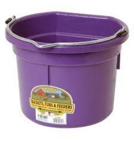 Pail 8qt Plastic Flat Back Bucket - Purple - 115-491 B/O 17/25