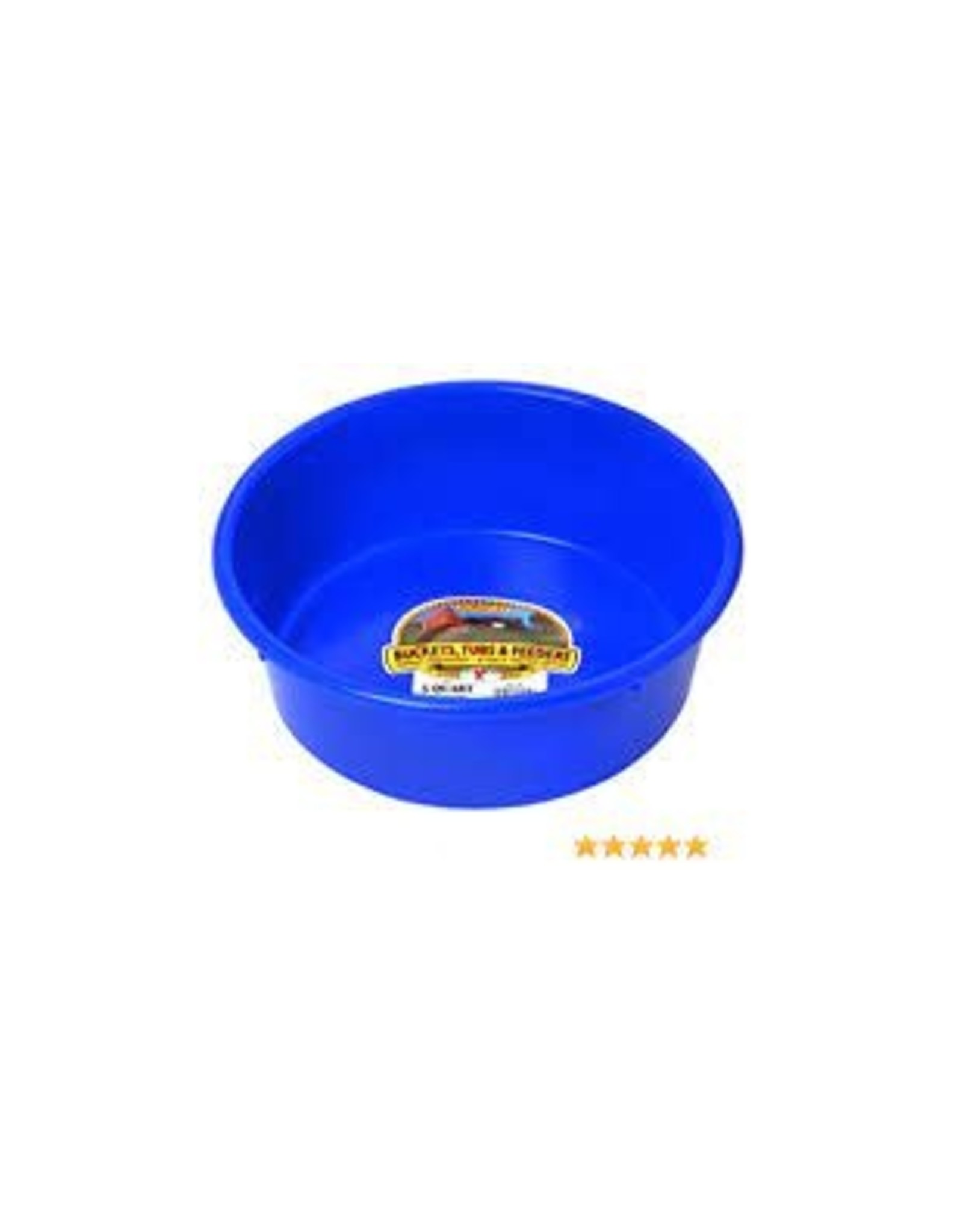 Plastic Utility Feed Pan -5qt - Blue 5qt -115-676