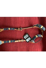 Country Legend Double Ear Headstall RWH/TQ Beads Golden - 223025676