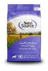 Nutri Source NUTRI SOURCE - Small and Medium Breed PUPPY- Dog Food Chicken and Rice 15lb - 26302-9 Purple
