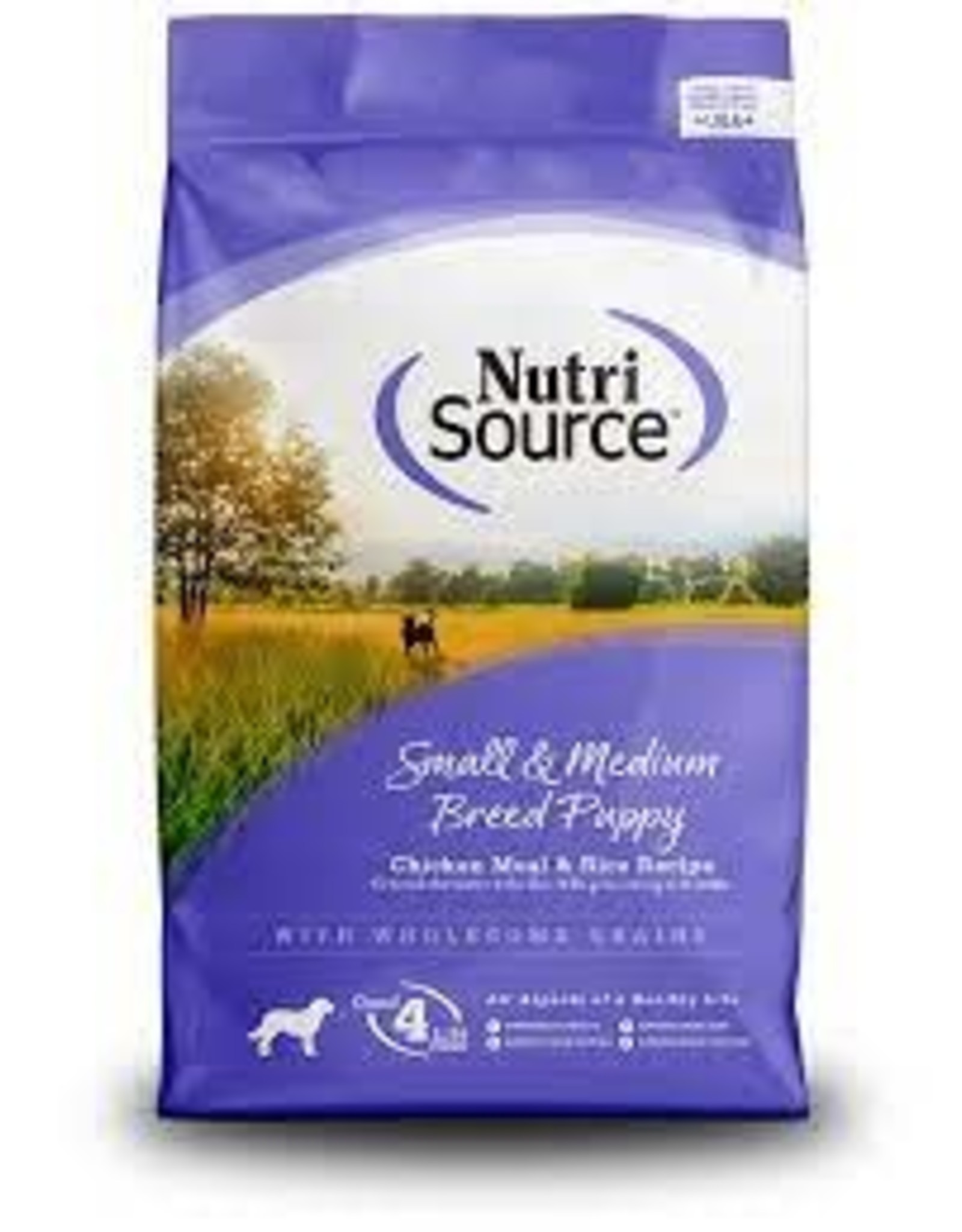 Nutri Source NUTRI SOURCE - Small and Medium Breed PUPPY- Dog Food Chicken and Rice 15lb - 26302-9 Purple