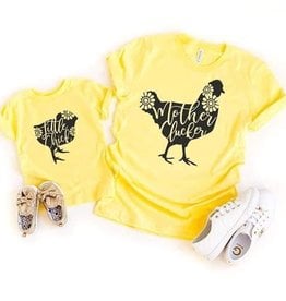 T-shirt- Mother Clucker-Yellow- X-Large