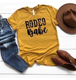 T-Shirt- Rodeo Babe-Rust- Large