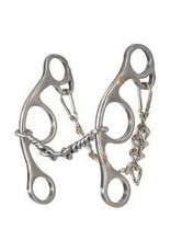 Classic Equine Sherry Cervi Twisted Wire Dogbone Short Shank Gag Bit  BBIT4SSG22SS