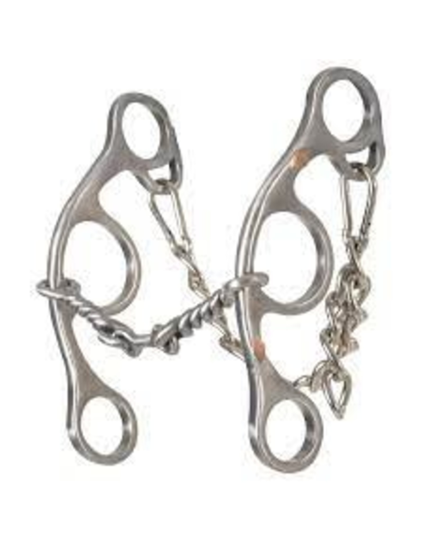 Classic Equine Sherry Cervi Twisted Wire Dogbone Short Shank Gag Bit  BBIT4SSG22SS