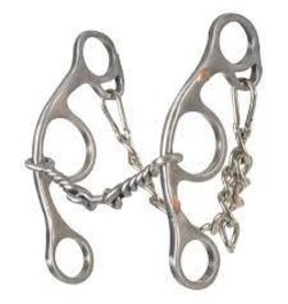 Classic Equine Sherry Cervi Twisted Wire Dogbone Short Shank Gag Bit  BBIT4SSG22SS