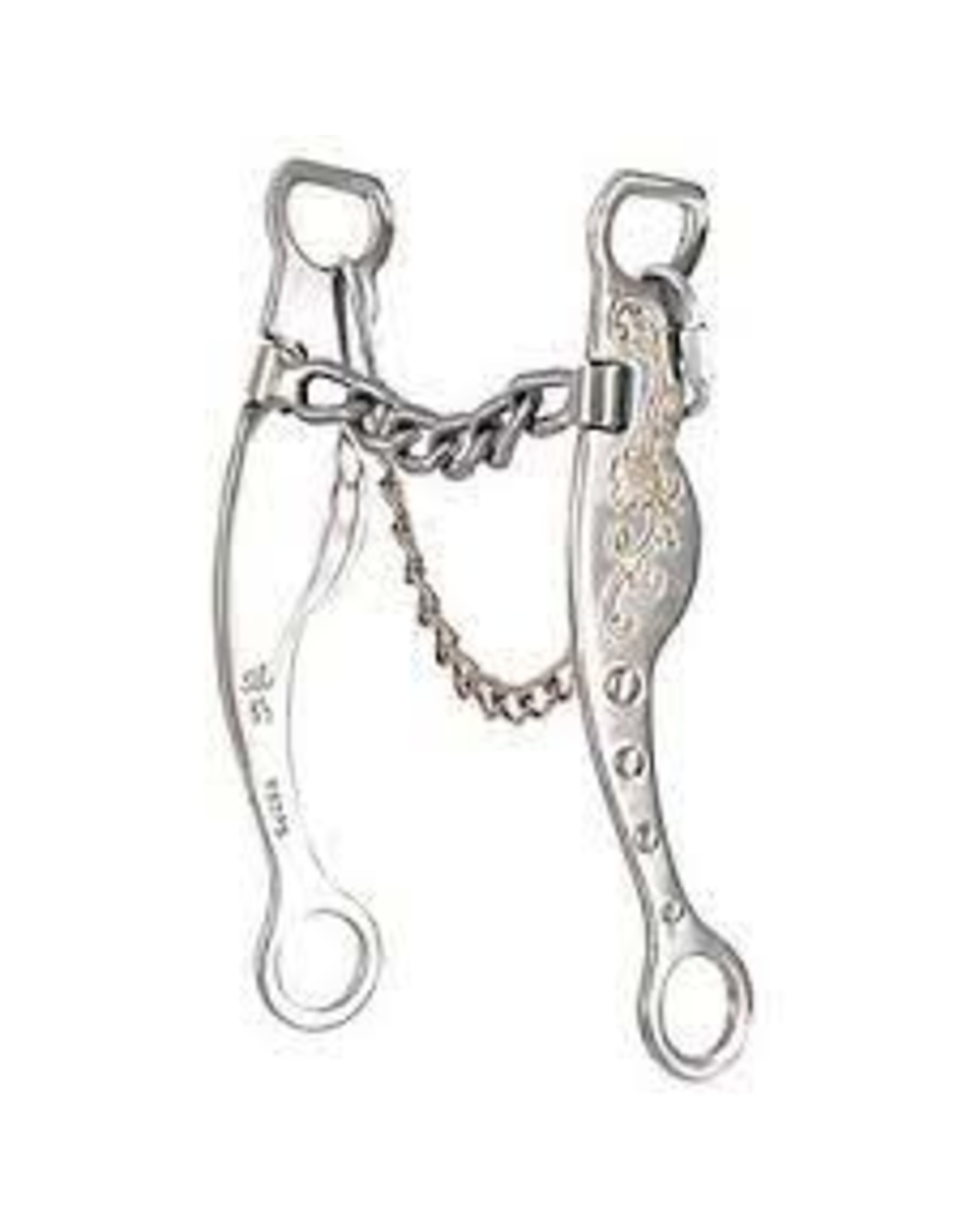 Roper Collection Chain  8' Shank- LVRB2-  Chain mouthpiece good for stronger, well-seasoned horses