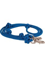 Braided Diamond Rope Barrel Reins - Blue - 212761-40