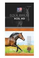 Purina PURINA EQUILIBRIUM XCEL HD 20kg  -  CP 35530 -  NCS 15.5% - CP 13%, Fat 12%, Fiber 15% - High-fat / low glycemic feed contains higher fat and fiber content and is intended for equine athletes and hard keepers.