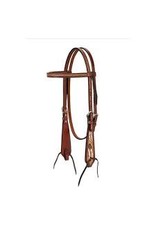 HEAD* Coco Feather Browband Headstall - Light Oil - 45003-01-00