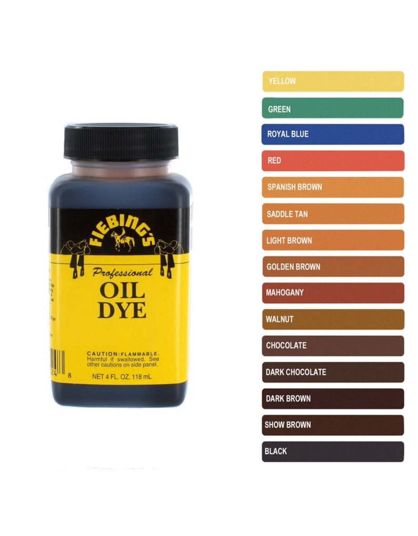 Fiebings Pro Dye YELLOW - Professional Oil Dye 50-2030 -YE 4oz