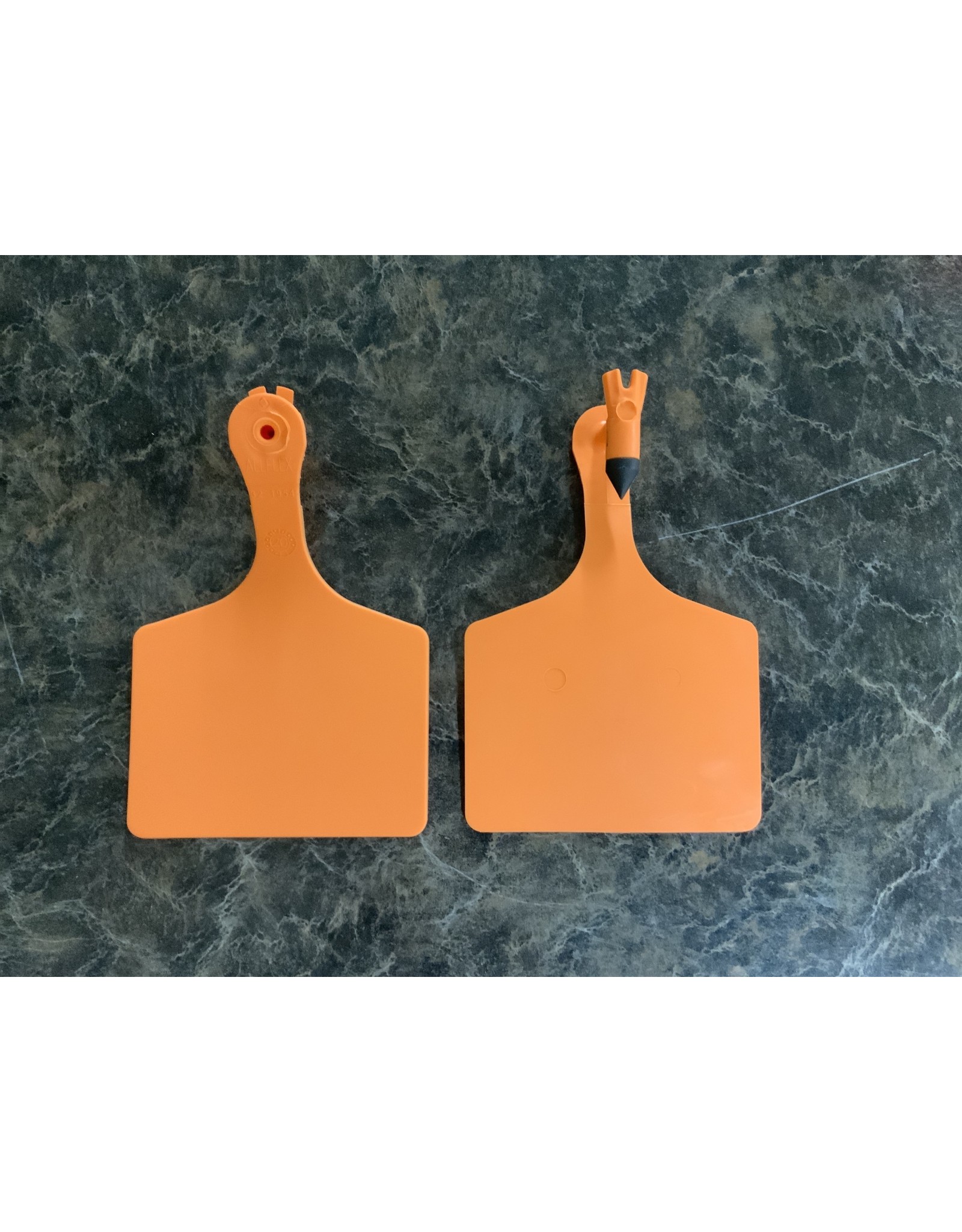 Allflex TAG* Allflex- A Tag - FEEDLOT TAG - L. Orange  - ATAGFLOR 50 pcs